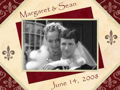 GreetingDiscs Wedding Announcement Photo