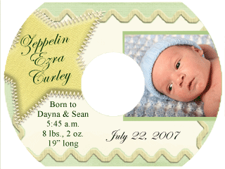 BabyDisc Birth Announcement CD